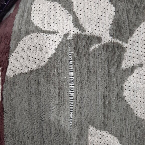 Vintage textured velvet and leather bag - Picture 13 of 13